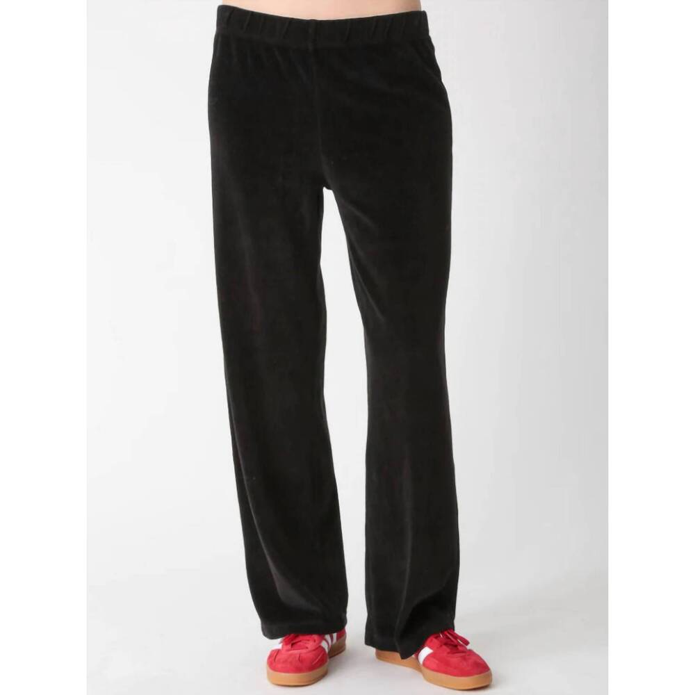 NEW ELECTRIC & ROSE wylie velour pant in onyx